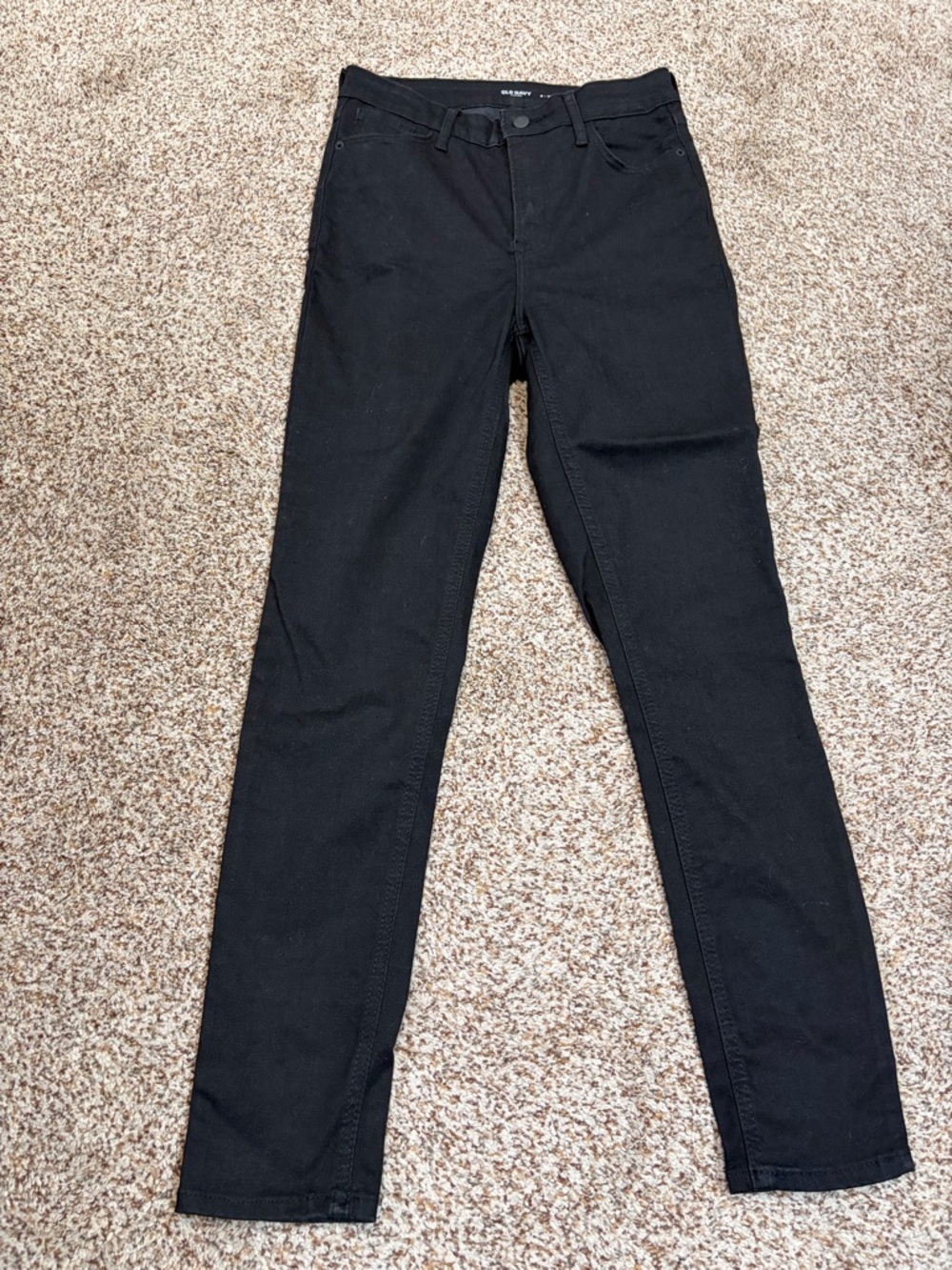 Old Navy Women's Black Skinny Jeans - High Rise NWOT - Picture 4 of 10